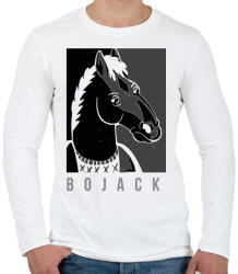 printfashion BOJACK - Férfi hosszú ujjú póló - Fehér (1880317)