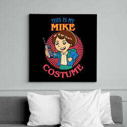printfashion Mike costume - Vászonkép - Fekete (14533842)