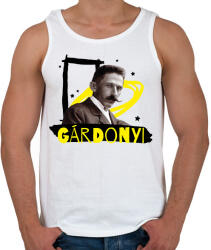 printfashion Gárdonyi Géza - Férfi atléta - Fehér (9957916)