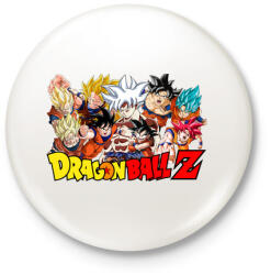 printfashion Dragonball Z - Kitűző, hűtőmágnes - Fehér (3083201)