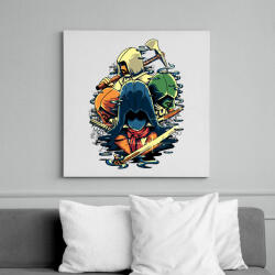 printfashion Assasins Creed - Vászonkép - Fehér (6627790)