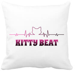 printfashion KITTY BEAT - Párnahuzat, Díszpárnahuzat - Fehér (10798847)