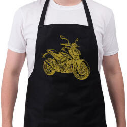 printfashion motor - Kötény - Fekete (8959516)