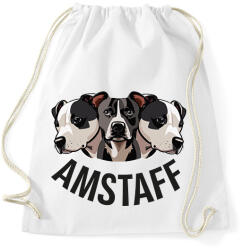 printfashion amstaff - Sportzsák, Tornazsák - Fehér (16203403)