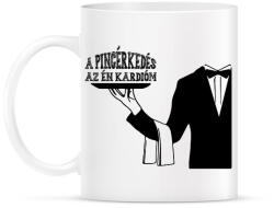 printfashion A pincérkedés az én kardióm - Bögre - Fehér (9431510)