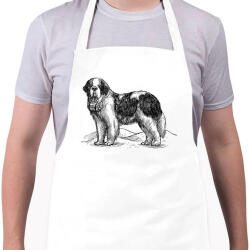 printfashion Bernáthegyi kutya rajz - Kötény - Fehér (7060830)