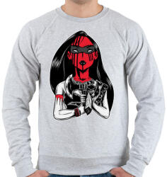 printfashion Háború hercegnője - Férfi pulóver - Sport szürke (52148)