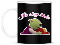 printfashion It's okay birdie - Bögre - Fekete (16253200)