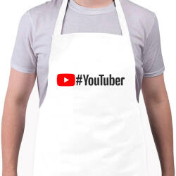 printfashion Youtuber - Kötény - Fehér (4910097)