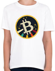 printfashion BITCOIN 4 EVER 59 - Gyerek póló - Fehér (6121229)