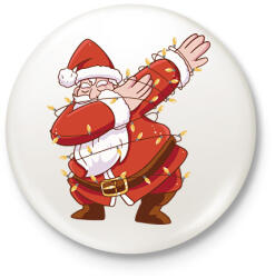 printfashion Mikulás dub - Kitűző, hűtőmágnes - Fehér (11173625)