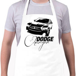 printfashion Dodge Charger - Kötény - Fehér (7597429)