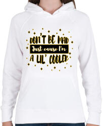 printfashion Don't be mad - Női kapucnis pulóver - Fehér (7524541)