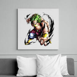 printfashion dragon ball broly - Vászonkép - Fehér (6634585)