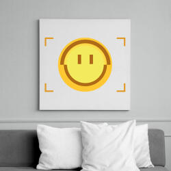 printfashion Mosoly keresés - Vászonkép - Fehér (6625326)