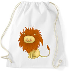 printfashion Kis oroszlán - Sportzsák, Tornazsák - Fehér (8593948)