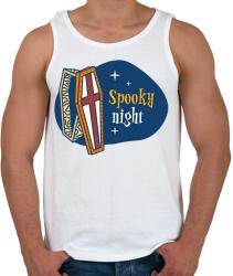 printfashion Spooky night - Férfi atléta - Fehér (16858595)