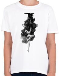 printfashion The born of the Universe - Gyerek póló - Fehér (236311)