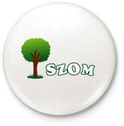 printfashion FA - Kitűző, hűtőmágnes - Fehér (13816777)