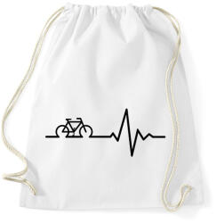 printfashion Bike in my blood - Sportzsák, Tornazsák - Fehér (2559361)