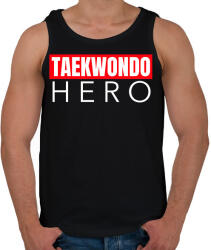 printfashion TAEKWONDO HERO - Férfi atléta - Fekete (9465061)