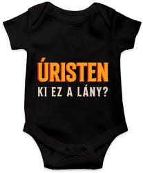 printfashion Úristen ki ez a lány - Baba Body - Fekete (10854252)