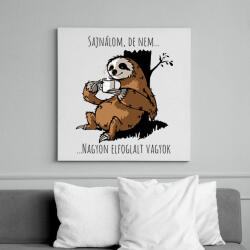 printfashion Nagyon elfoglalt - Vászonkép - Fehér (6626475)