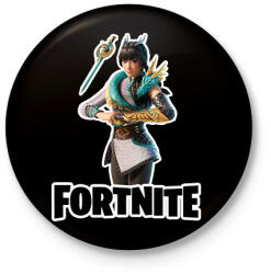 printfashion Guardian Lin - fortnite - Kitűző, hűtőmágnes - Fekete (15733383)