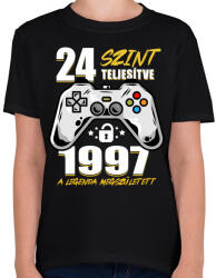 printfashion Gamer Legenda - Gyerek póló - Fekete (4335093)