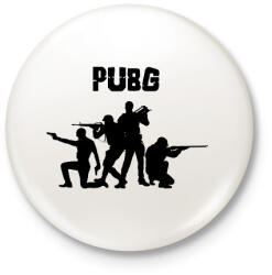 printfashion Pubg - Kitűző, hűtőmágnes - Fehér (14997301)