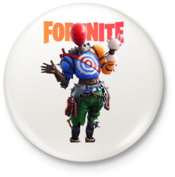 printfashion Airhead Fortnite - Kitűző, hűtőmágnes - Fehér (3088069)