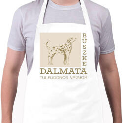 printfashion Büszke tulajdonos - Dalmata - Kötény - Fehér (6303582)