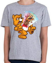 printfashion Alien maci - Gyerek póló - Sport szürke (2110166)