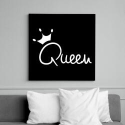 printfashion Queen - Vászonkép - Fekete (6646077)
