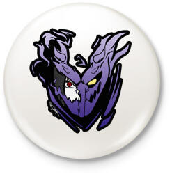 printfashion Sasuke Susano mode fekete - Kitűző, hűtőmágnes - Fehér (5687224)