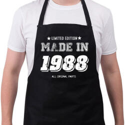 printfashion 1988 - Kötény - Fekete (4936948)