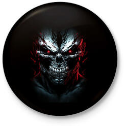 printfashion Cyborg - Kitűző, hűtőmágnes - Fekete (12423070)