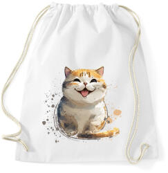printfashion cica - Sportzsák, Tornazsák - Fehér (13964193)