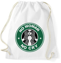printfashion No woman No cry - Sportzsák, Tornazsák - Fehér (12348622)
