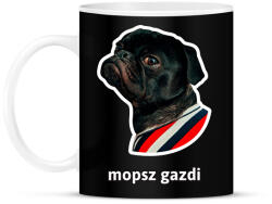 printfashion mopsz gazdi - Bögre - Fekete (10906046)