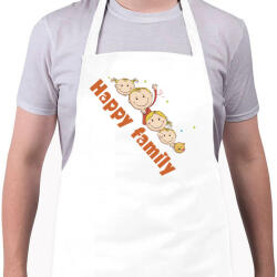 printfashion Boldog család - Kötény - Fehér (4915438)