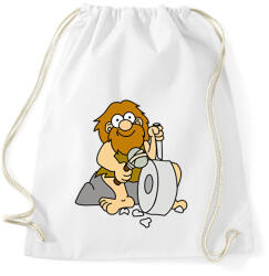 printfashion Barlanglakó túrázik - Sportzsák, Tornazsák - Fehér (12678539)