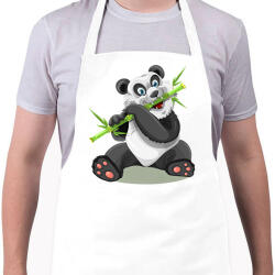 printfashion Panda - Kötény - Fehér (12057730)