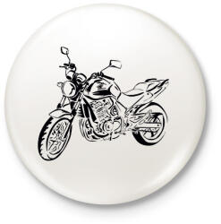 printfashion cbf500 - Kitűző, hűtőmágnes - Fehér (3090166)