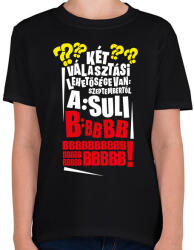printfashion Szeptembertől Suli - Gyerek póló - Fekete (16511722)