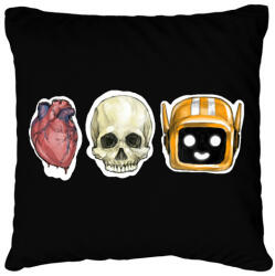 printfashion Love Death + Robots - Párnahuzat, Díszpárnahuzat - Fekete (7164354)