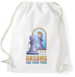 printfashion Motivációs sakk - Sportzsák, Tornazsák - Fehér (8044153)