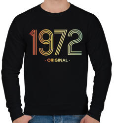 printfashion 1972 - Férfi pulóver - Fekete (11981927)