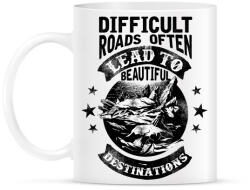 printfashion Csodás utak - Bögre - Fehér (788134)