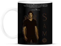 printfashion sam winchester - Bögre - Fekete (2202859)